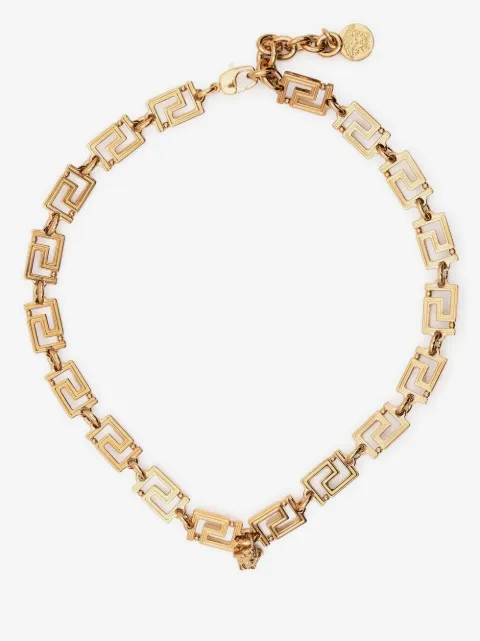 Versace collar de cadena Greca