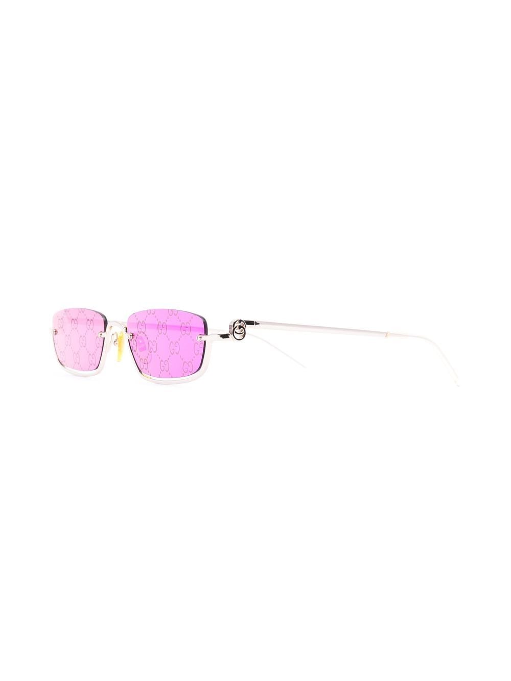 Slim Rectangular Sunglasses, 52mm