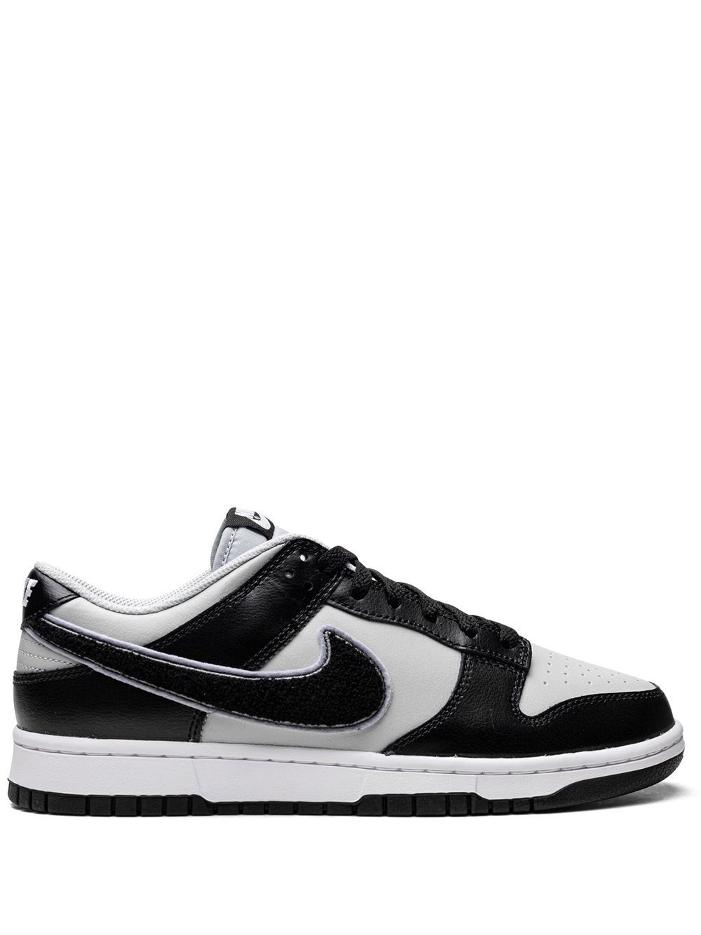Nike Dunk Low "chenille Swoosh Black Grey" Sneakers