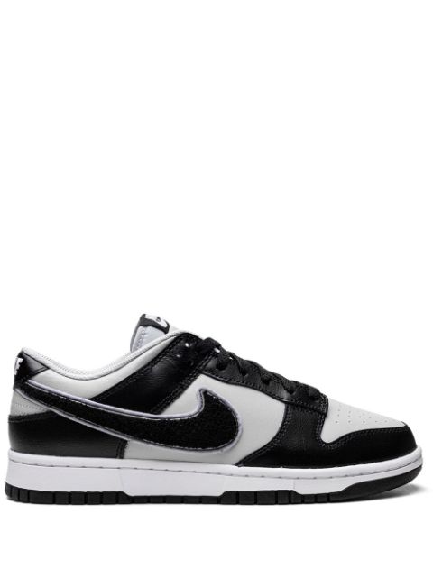 Nike Dunk Low "Chenille Swoosh Black Grey" sneakers MEN