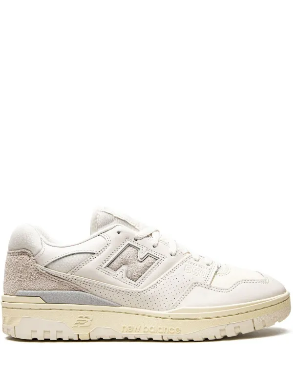 New Balance 550 Aimé Leon Dore White Leather Sneakers