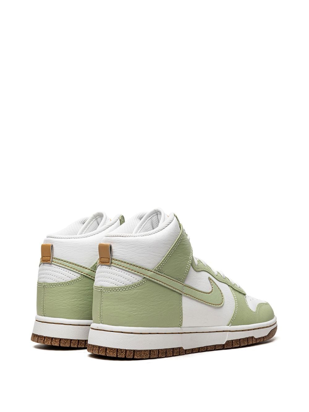 Shop Nike Dunk High "inspected By Swoosh" Sneakers In Green