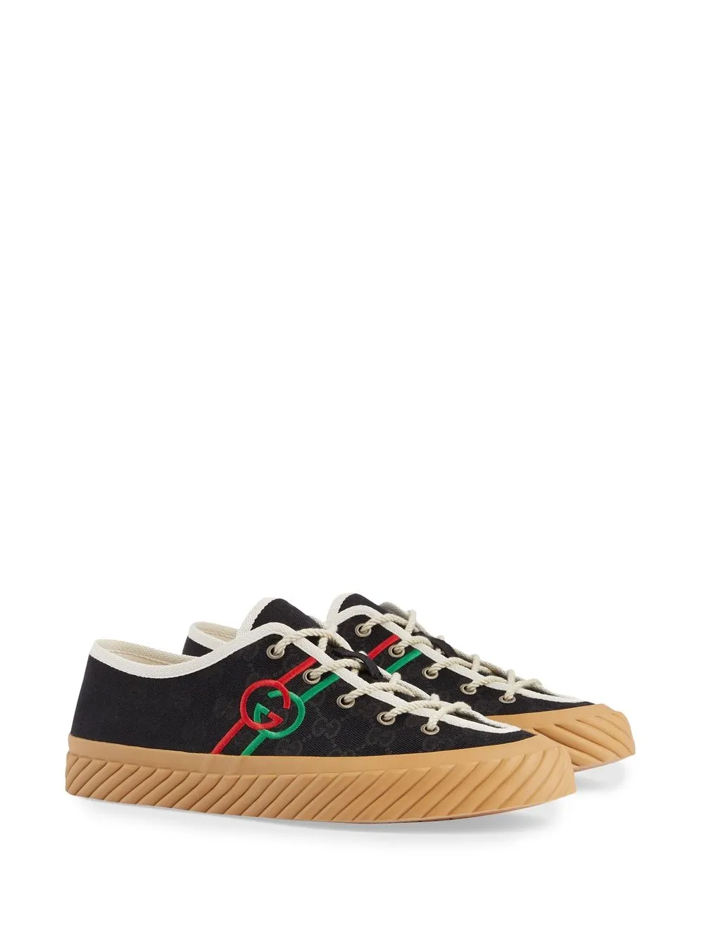 Gucci Interlocking G low-top sneakers - Zwart