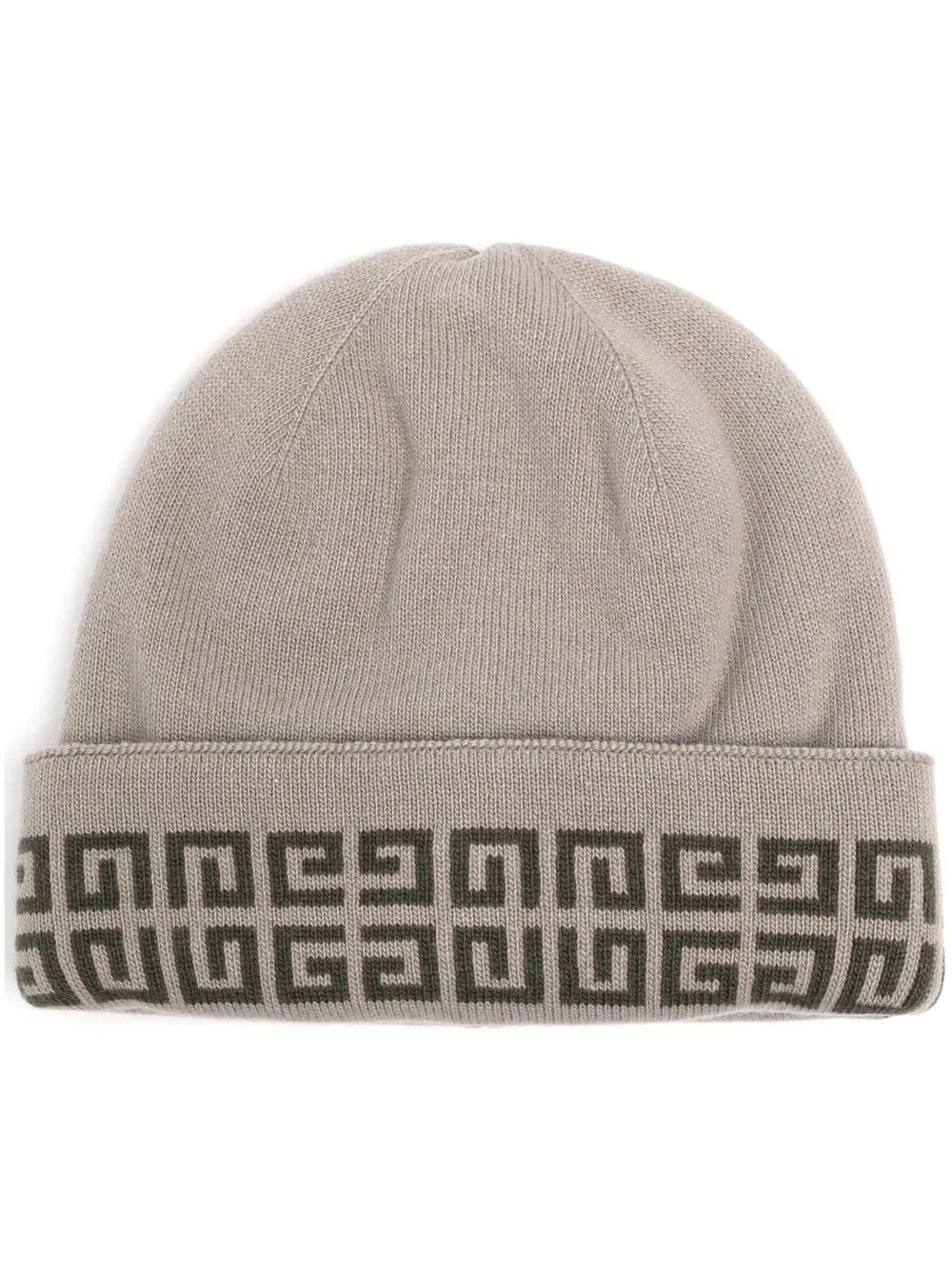 

Givenchy intarsia-knit logo beanie - Grey