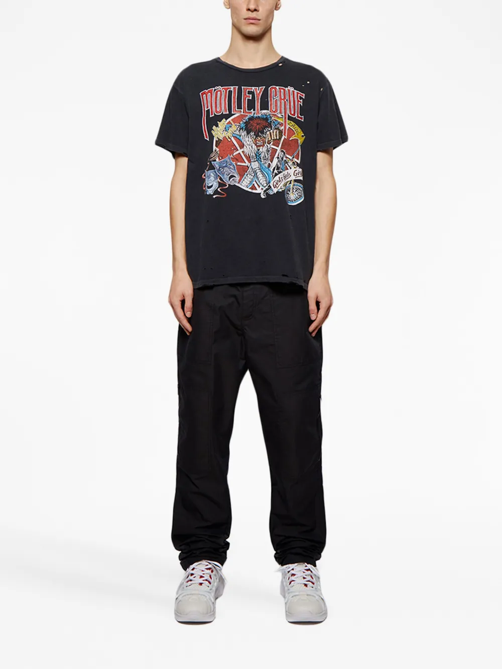 Madeworn T-shirt met print - Zwart