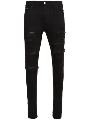 AMIRI Playboy Magazine Skinny Jean Aged Black Men's - PF21 - US