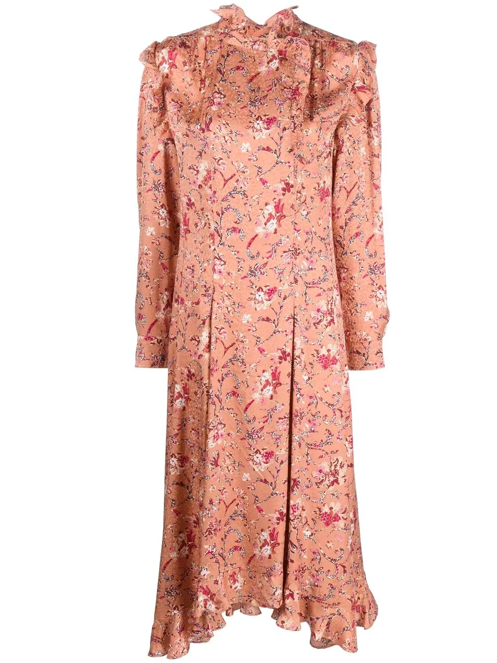

Isabel Marant Étoile Bianca floral-print midi dress - Pink