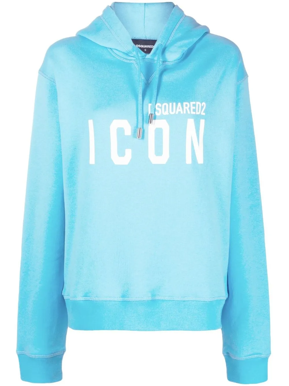 

Dsquared2 hoodie con logo estampado y cordones - Azul