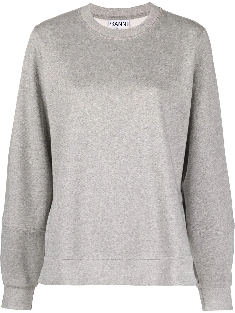 

GANNI logo-print sweatshirt - Grey