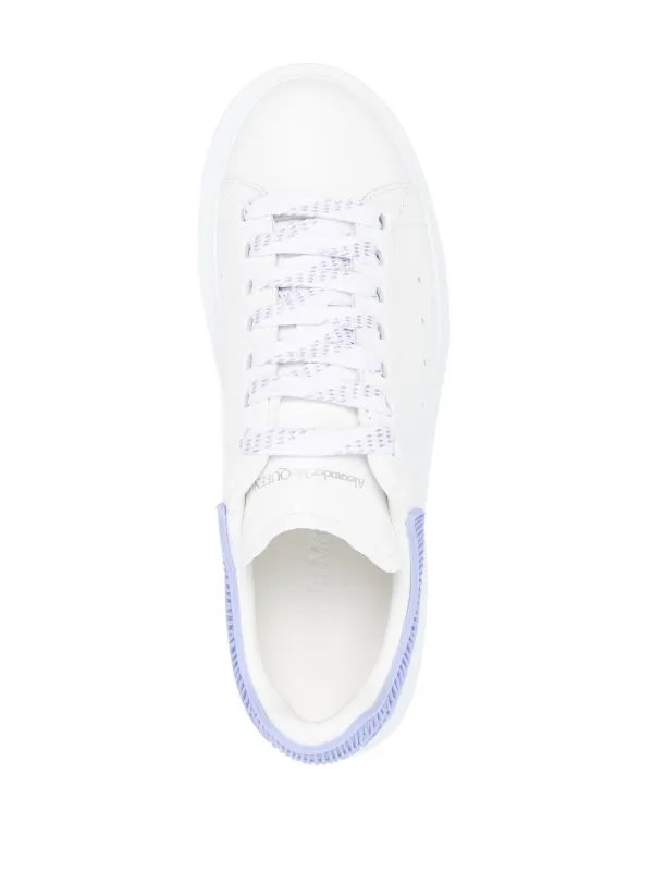 Alexander McQueen Oversized lace up Sneakers White FARFETCH BH