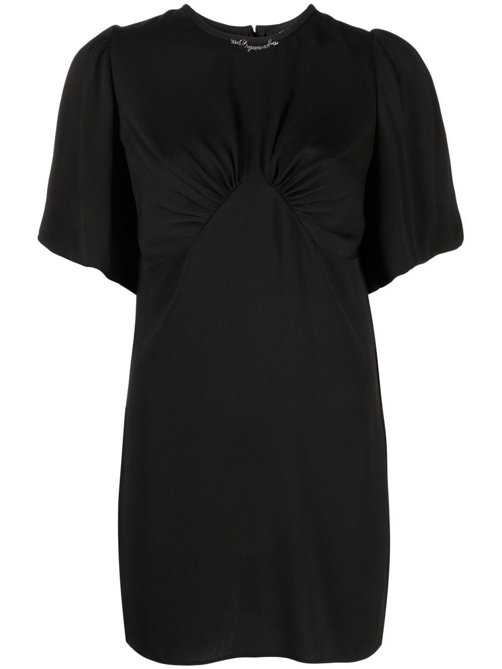 Dsquared2 Puff-sleeve Mini Dress In Black
