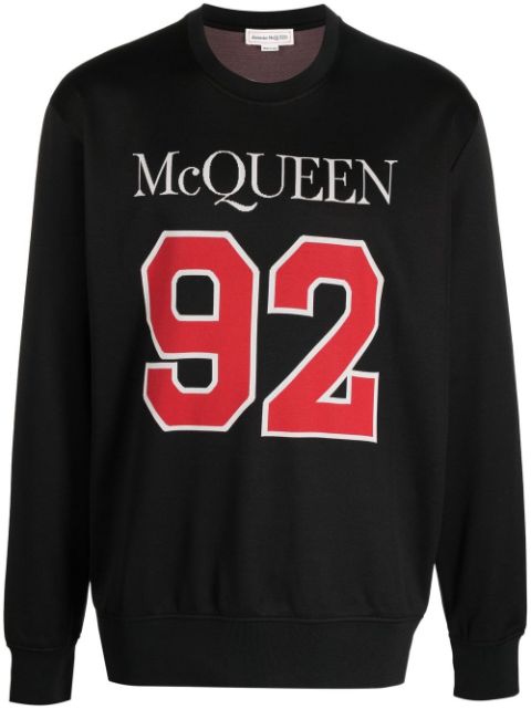 Alexander McQueen - woven logo-detail sweatshirt