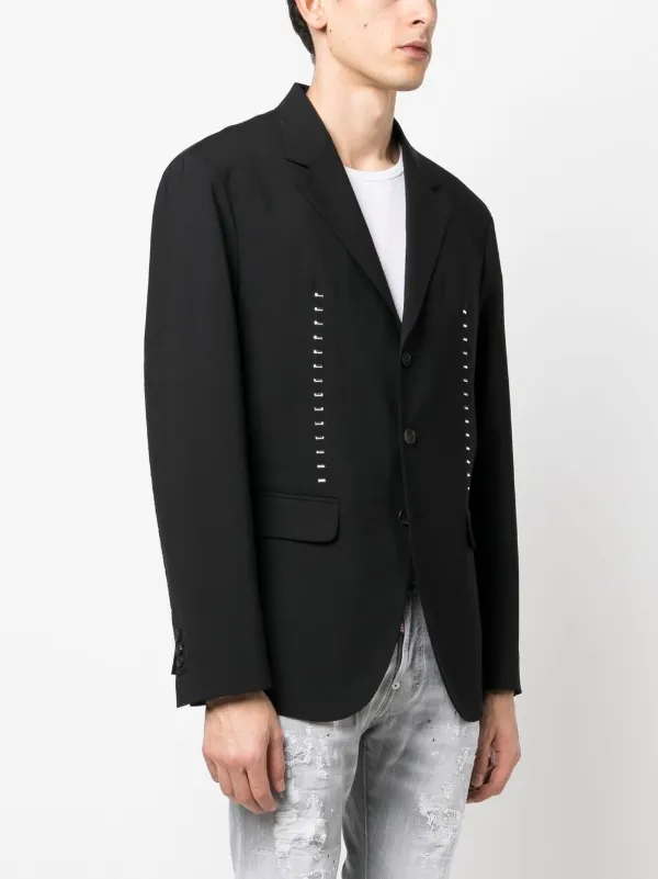 Dsquared2 Decorative Stitch single-breasted Blazer - Farfetch