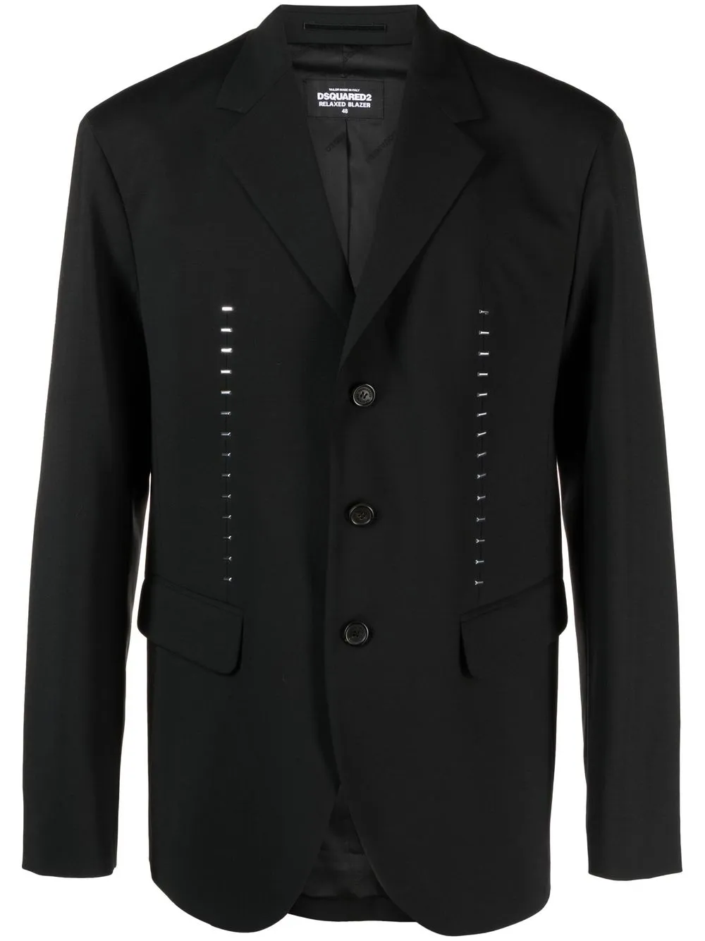 Dsquared2 Decorative Stitch single-breasted Blazer - Farfetch