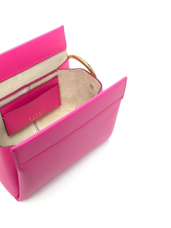 VIP【関税送料無料】希少 MARNI PINK MULTICOLOR LEATHER BAG Marni two-tone Tote Bag | Pink | FARFETCH
