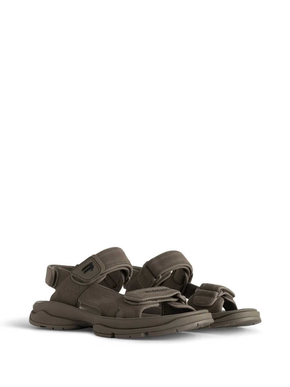 Balenciaga Sandalen met klittenband Bruin