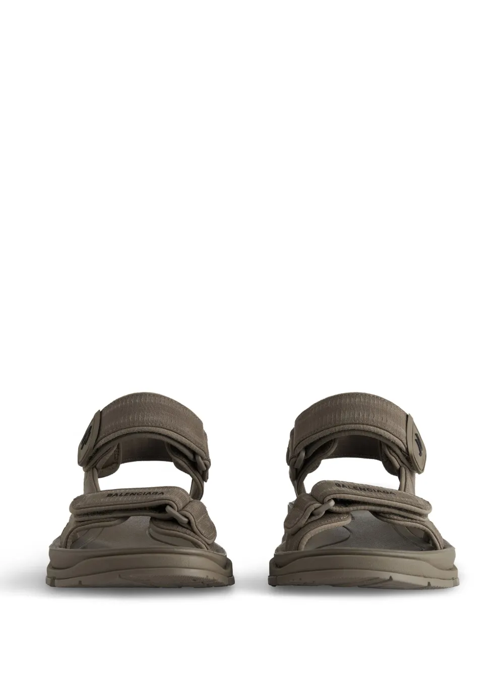 Balenciaga Sandalen met klittenband Bruin