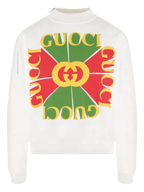 Gucci sudadera con aplique del logo