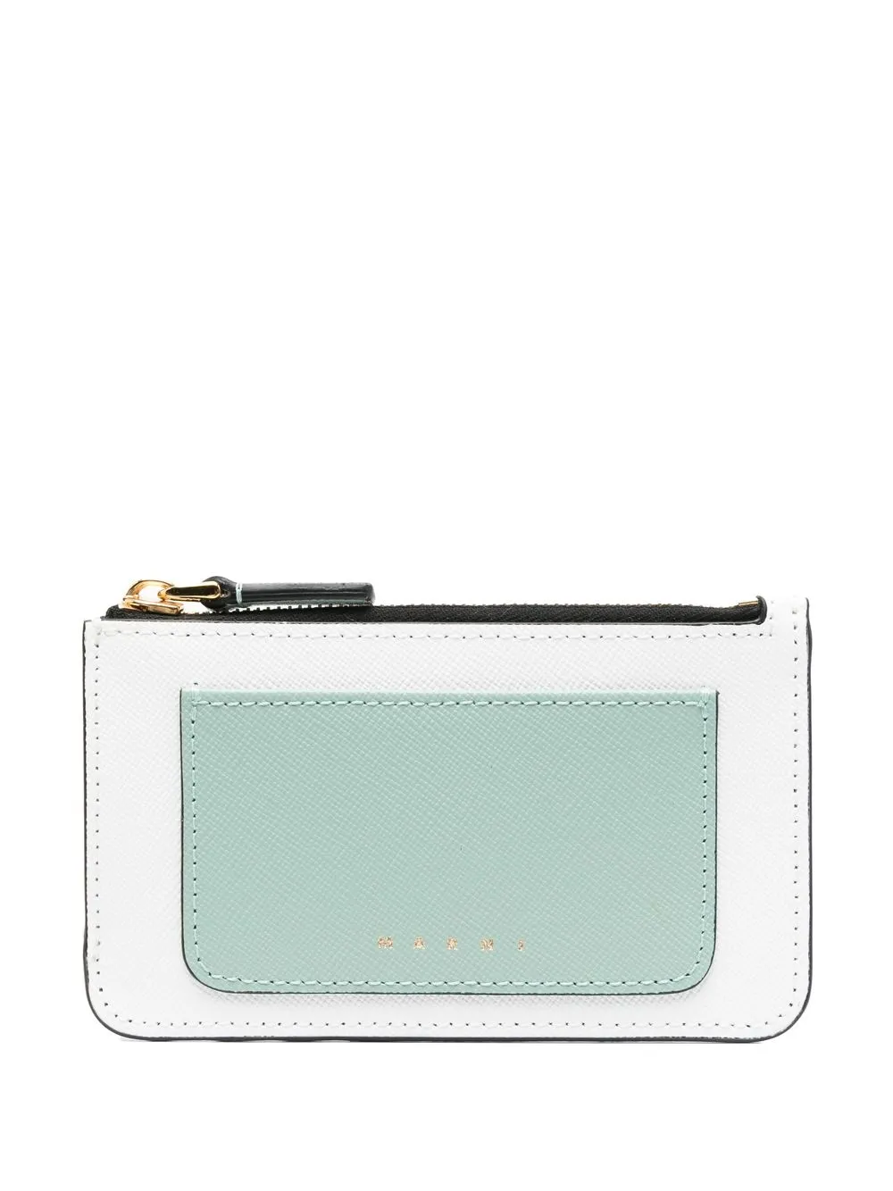 

Marni tricolor zipped cardholder - Neutrals