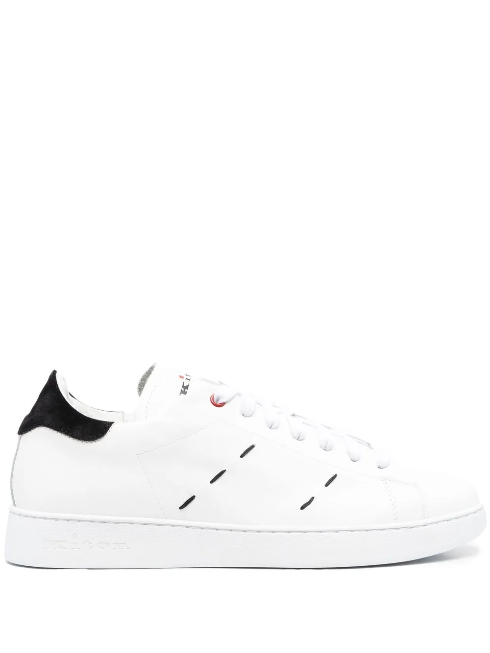 

Kiton logo-print low-top sneakers - White