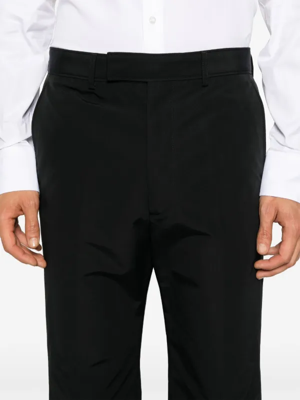 パンツ GUCCI Chino Slacks BLACK archive Gucci Cropped Textured Chino Trousers | Black | FARFETCH MY