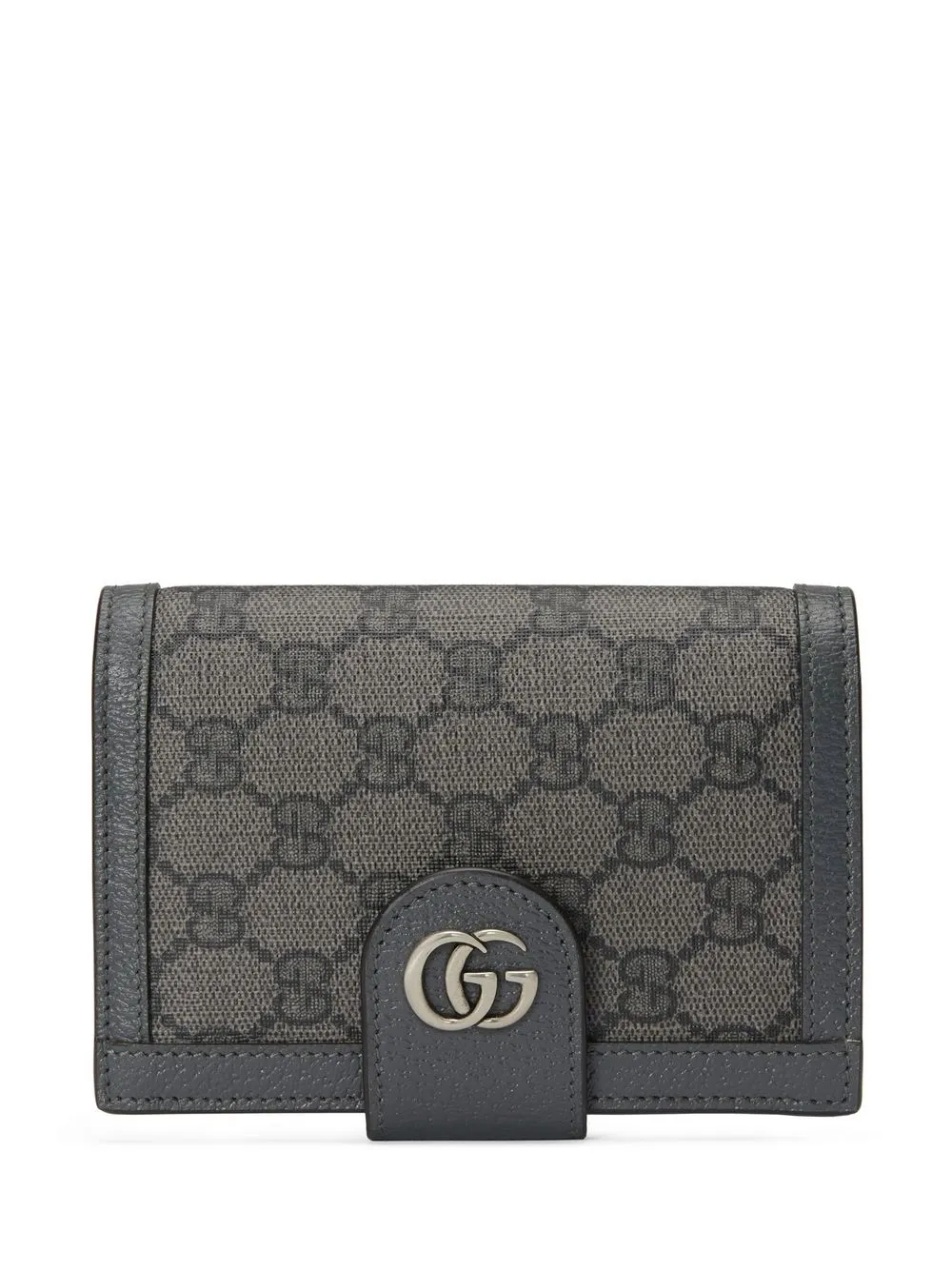 GG Embossed Passport Holder in Black - Gucci