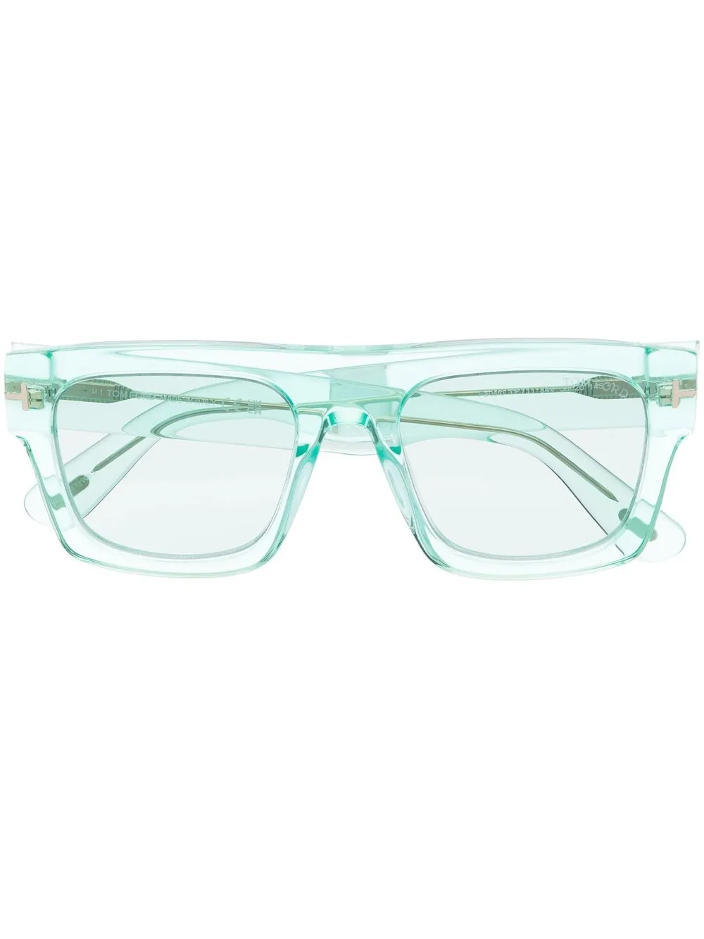 

TOM FORD Eyewear Fausto square-frame sunglasses - Green
