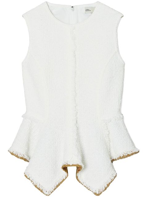 Tory Burch Ausgefranstes Top