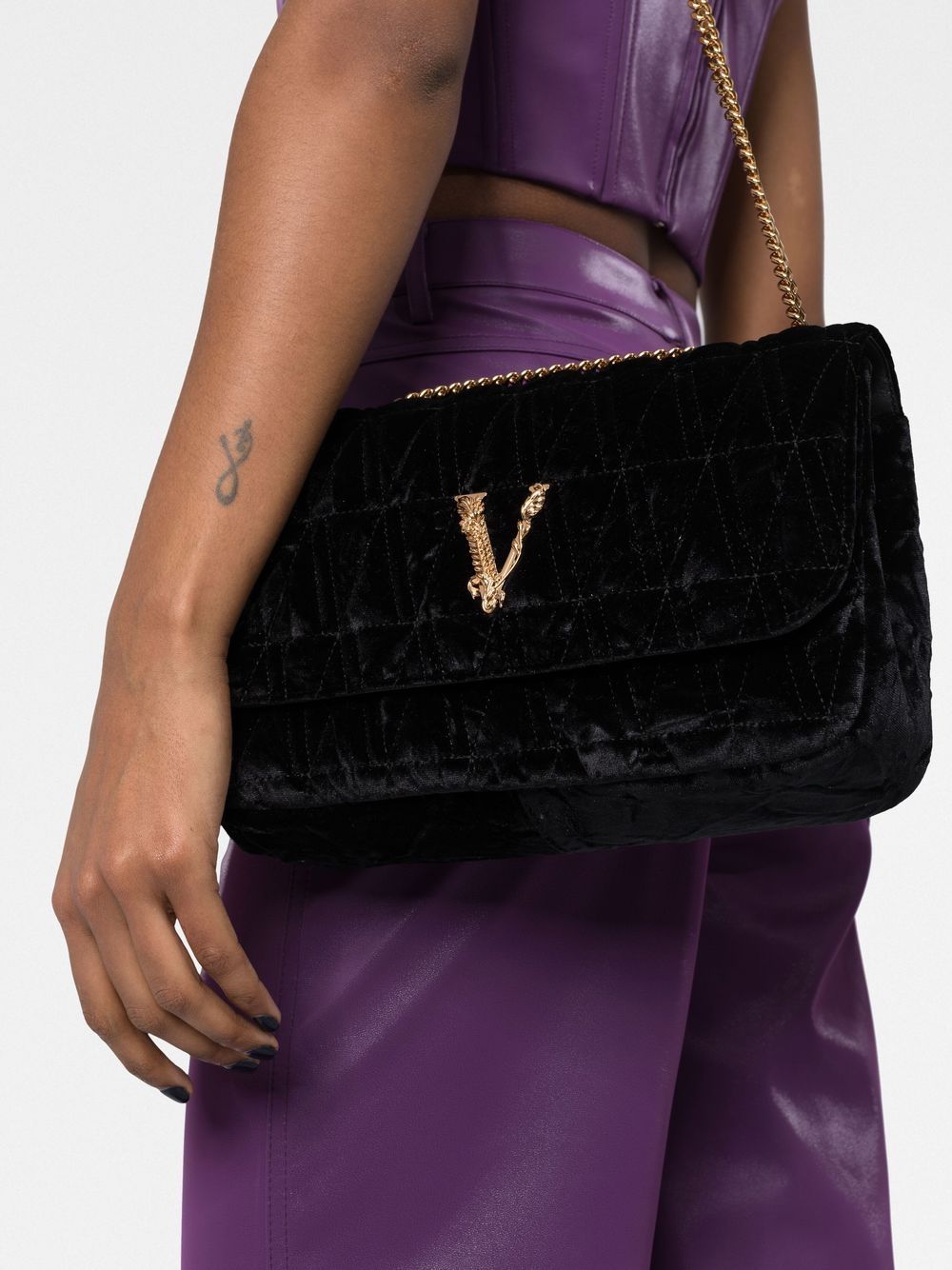 Versace Virtus Top Handle Bag - Farfetch
