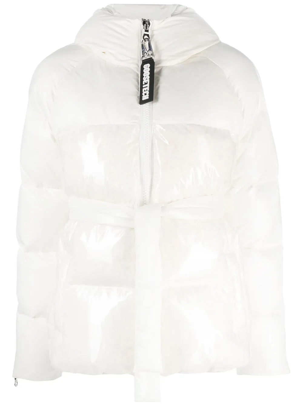 

Goose Tech hooded puffer jacket - White