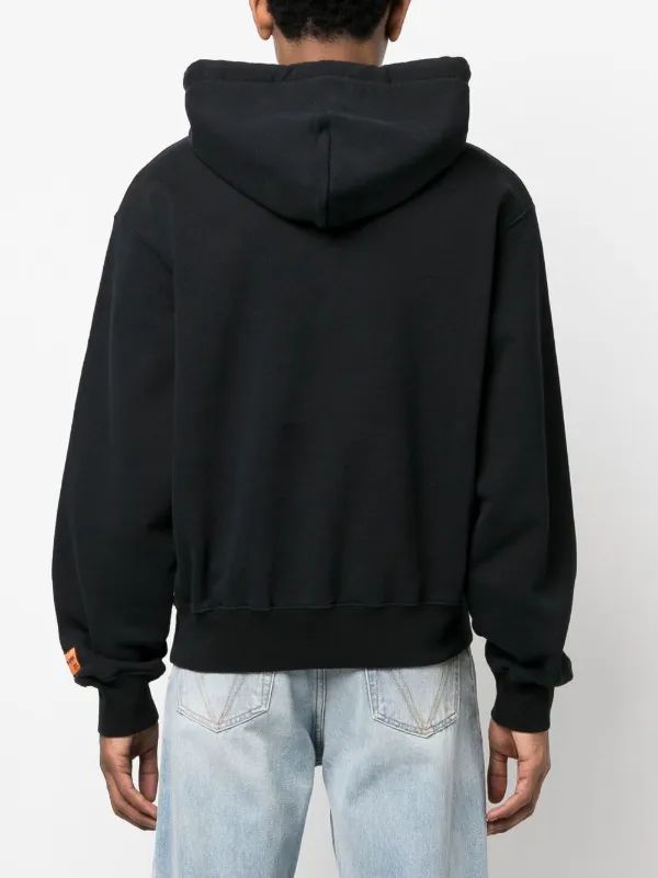 Heron Preston グラフィック パーカー | ブラック | FARFETCH JP