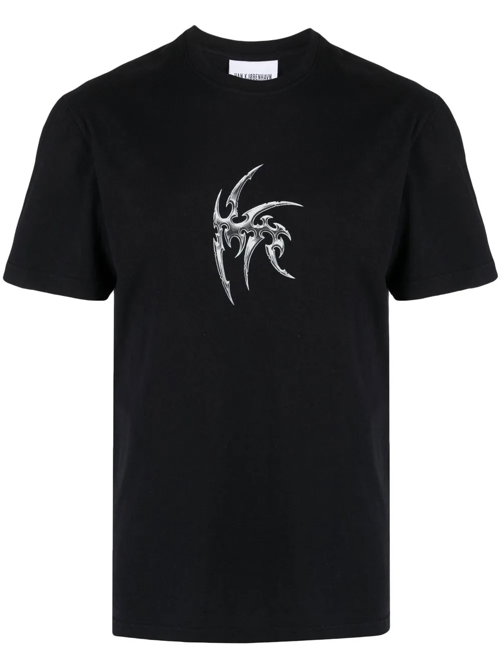 

Han Kjøbenhavn graphic-print organic-cotton T-shirt - Black