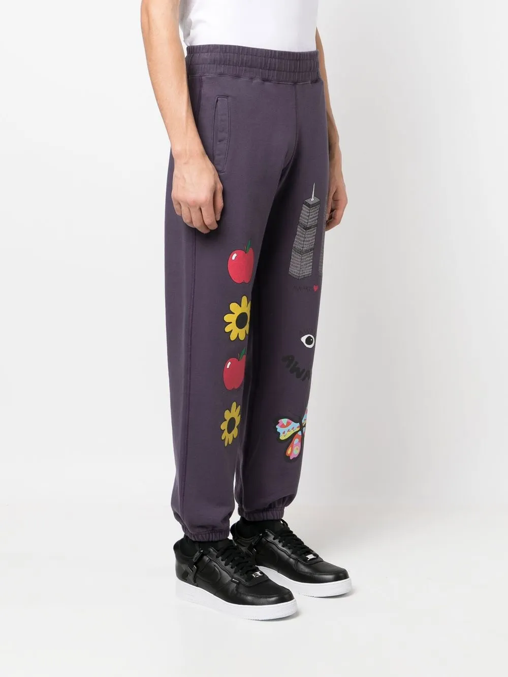Awake Ny Purple Stefan Meier Edition Lounge Pants In Purple