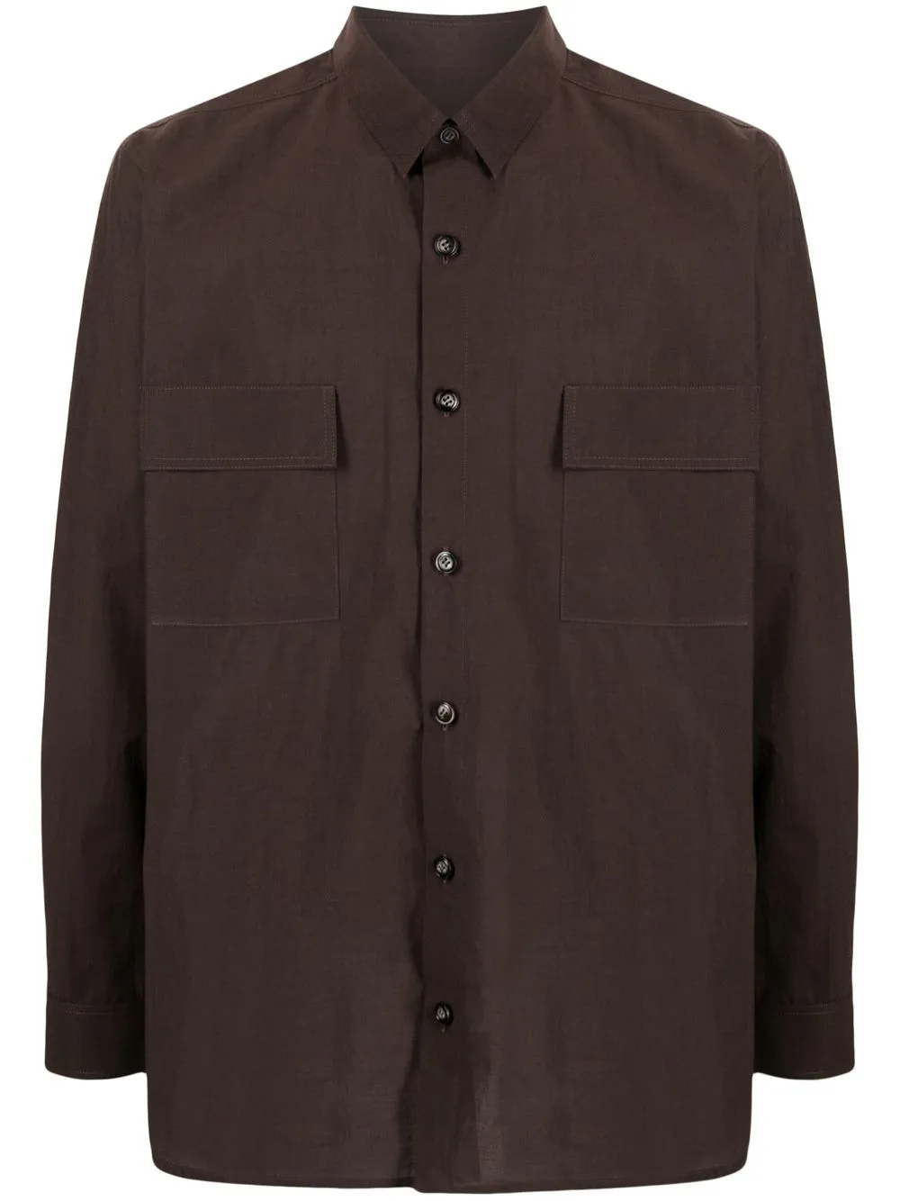 

Nanushka long-sleeve button-fastening shirt - Brown