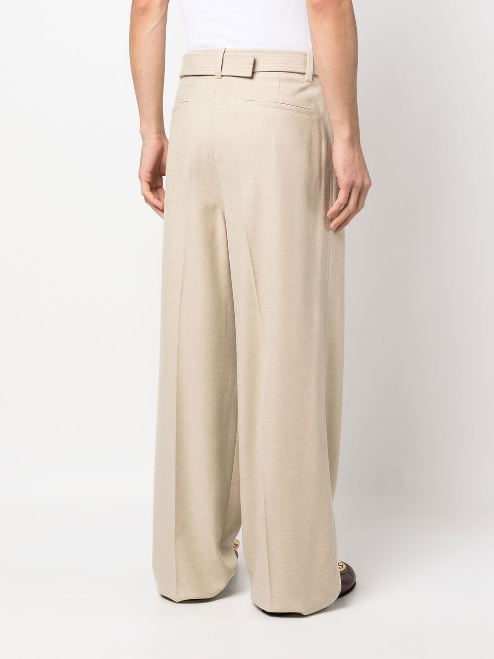 Nanushka Belted wide-leg Trousers - Farfetch