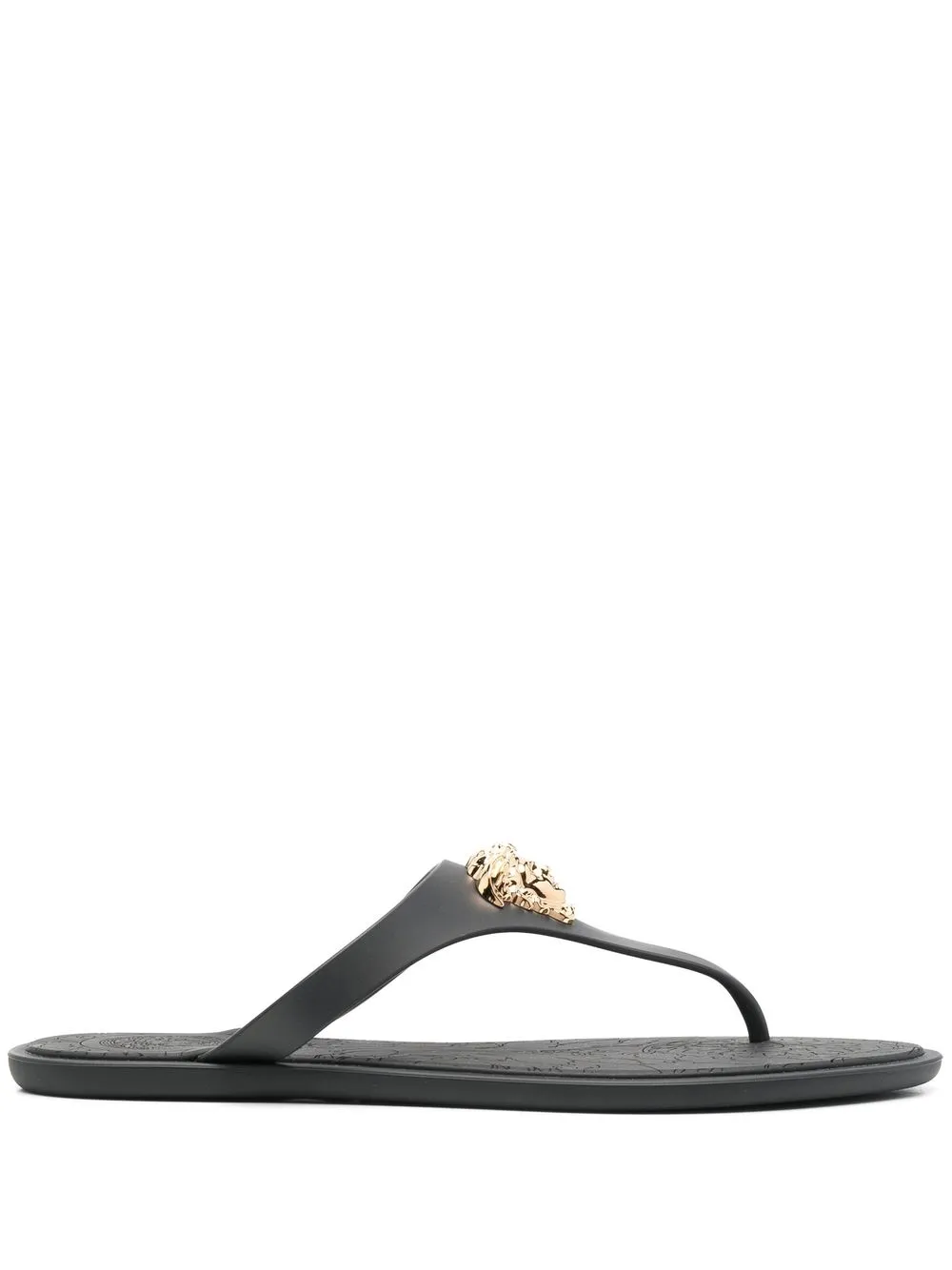 

Versace Medusa Head plaque slides - Black