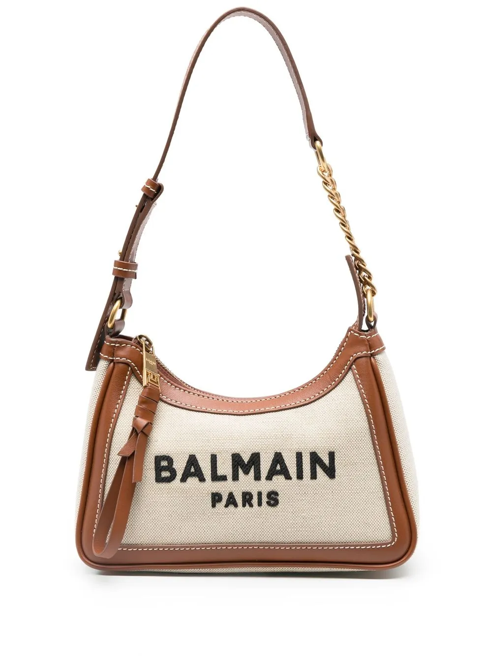 

Balmain B-Army logo-print bag - Neutrals