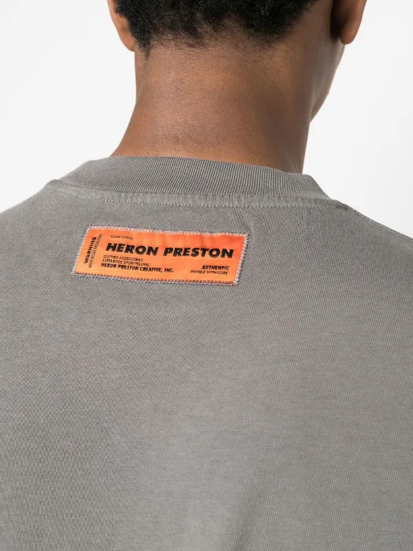 Heron Preston logo-patch Crew Neck T-shirt - Farfetch