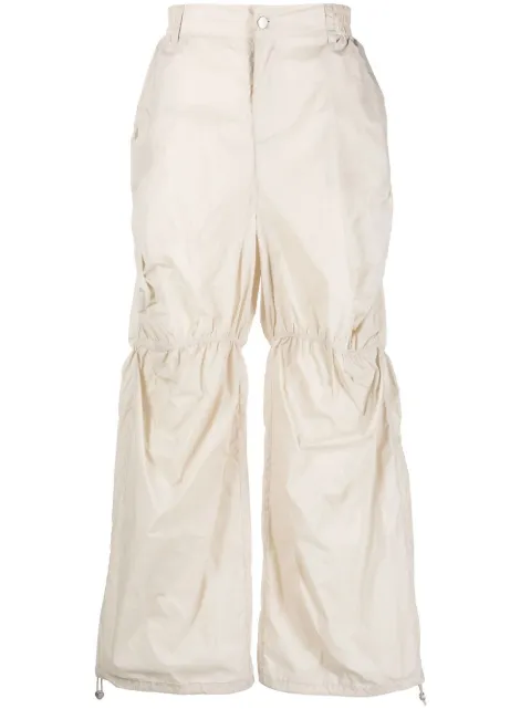 Han Kjøbenhavn high-waist drawstring-hem trousers