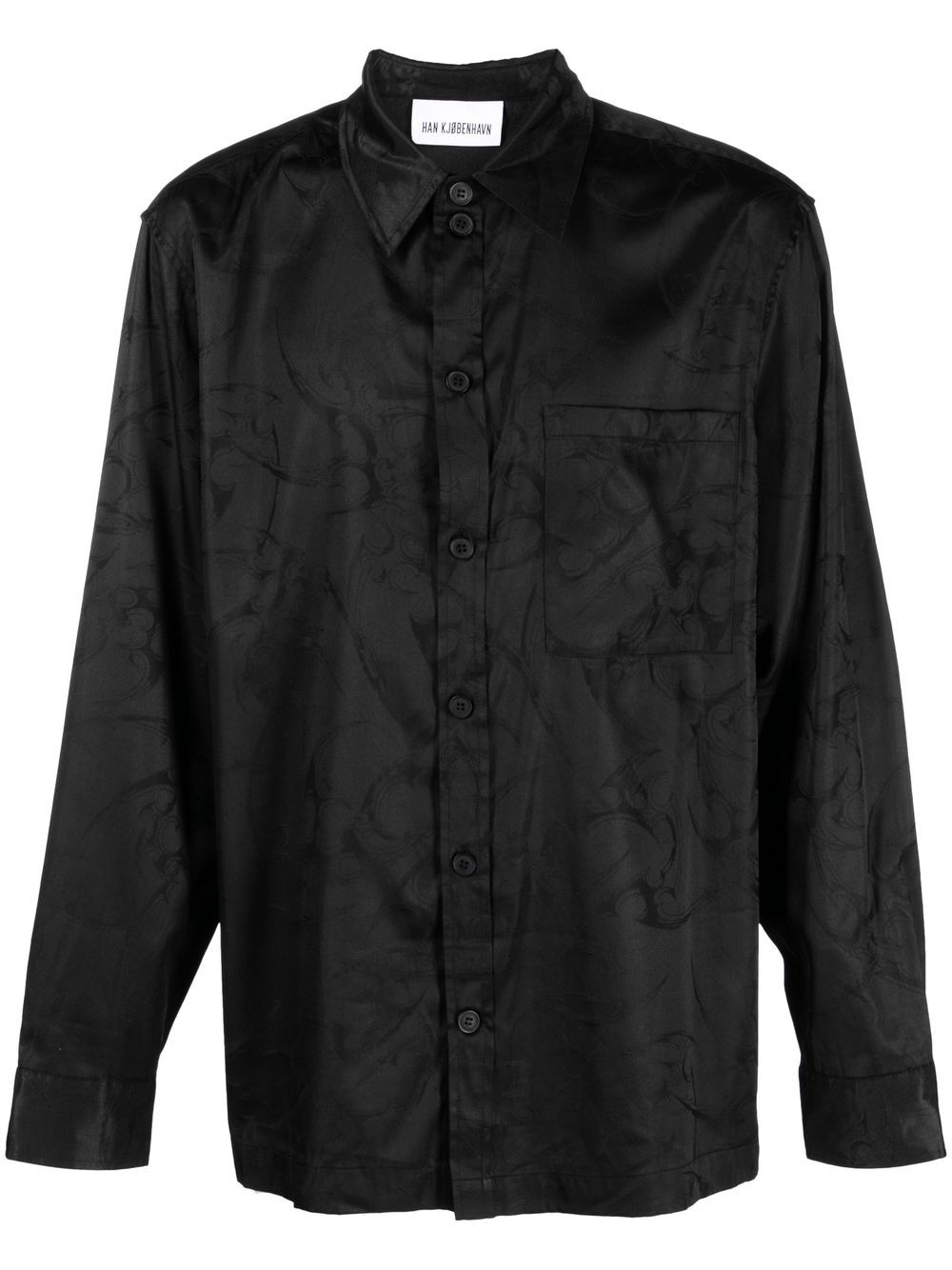 HAN KJOBENHAVN JACQUARD LONG-SLEEVE SHIRT