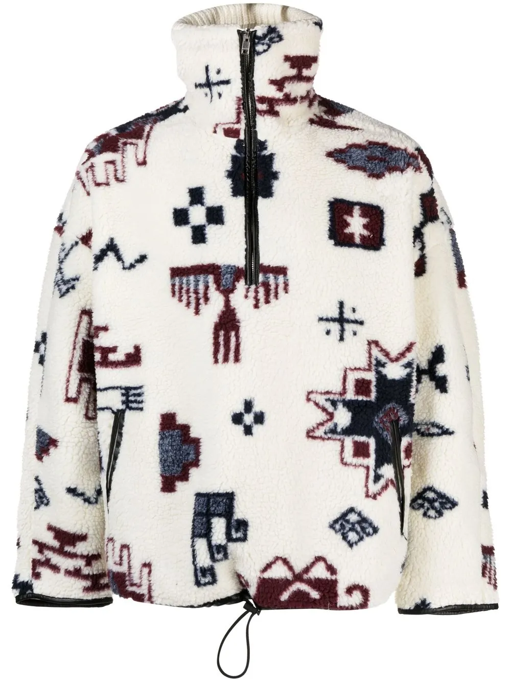 

Isabel Marant sudadera con estampado gráfico - Neutro