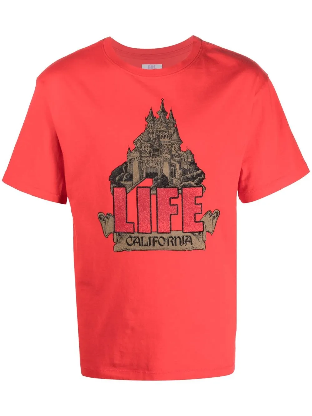 

ERL Exist Life print T-shirt - Red