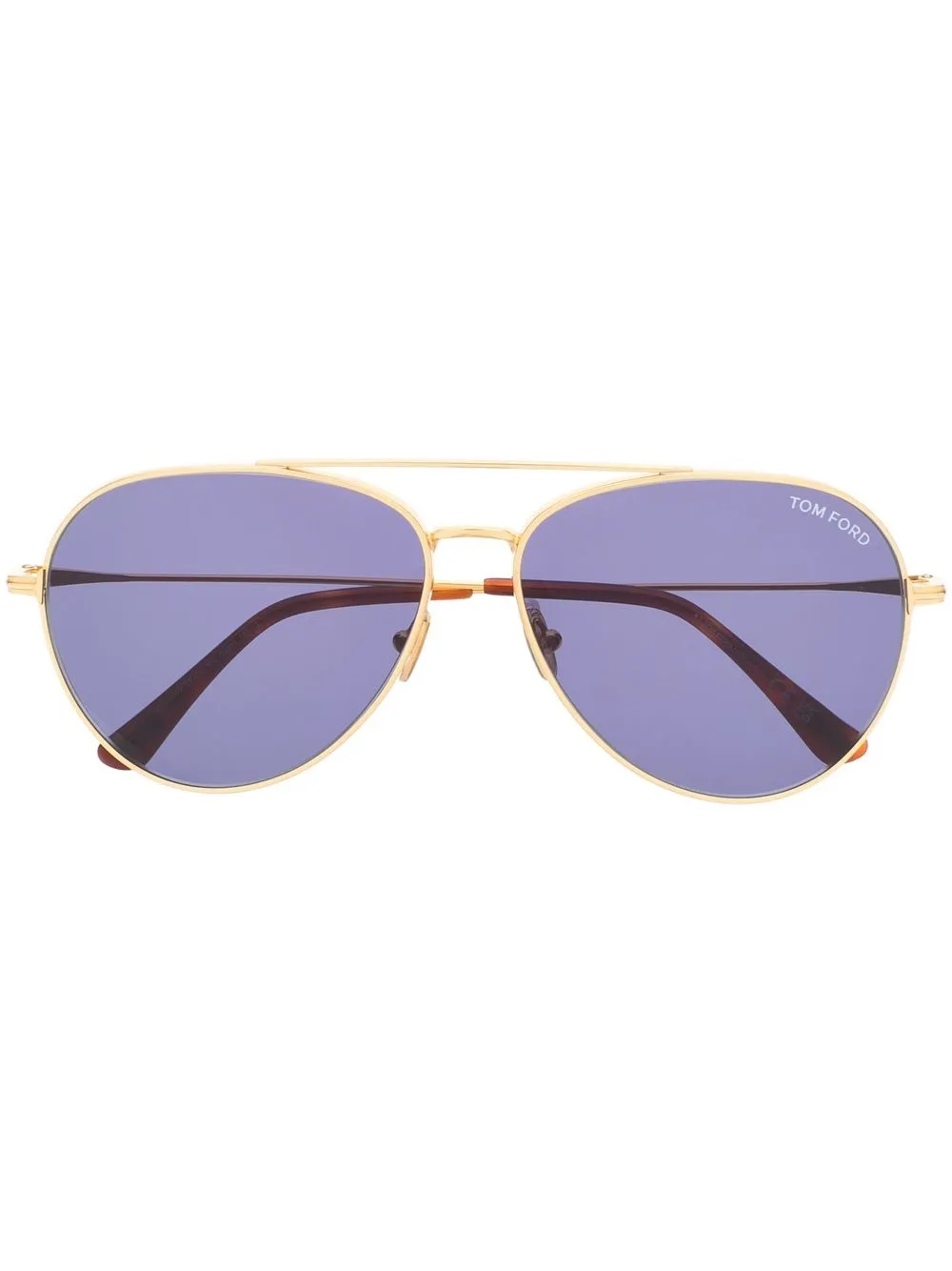 

TOM FORD Eyewear lentes de sol Dashel con armazón redonda - Dorado