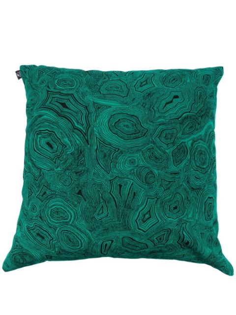 Fornasetti Malachite-print outdoor cushion (60cm)