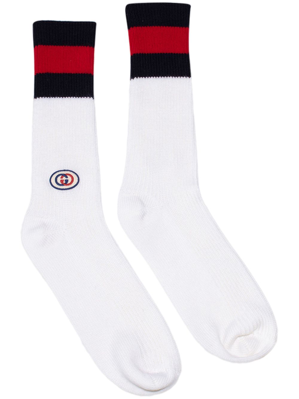 logo-patch ankle socks