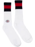 Gucci logo-patch ankle socks - White