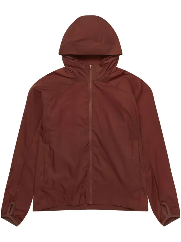 Post Archive Faction Hooded Lightweight Jacket | Brown Post Archive Faction Hooded Lightweight Jacket | Brown