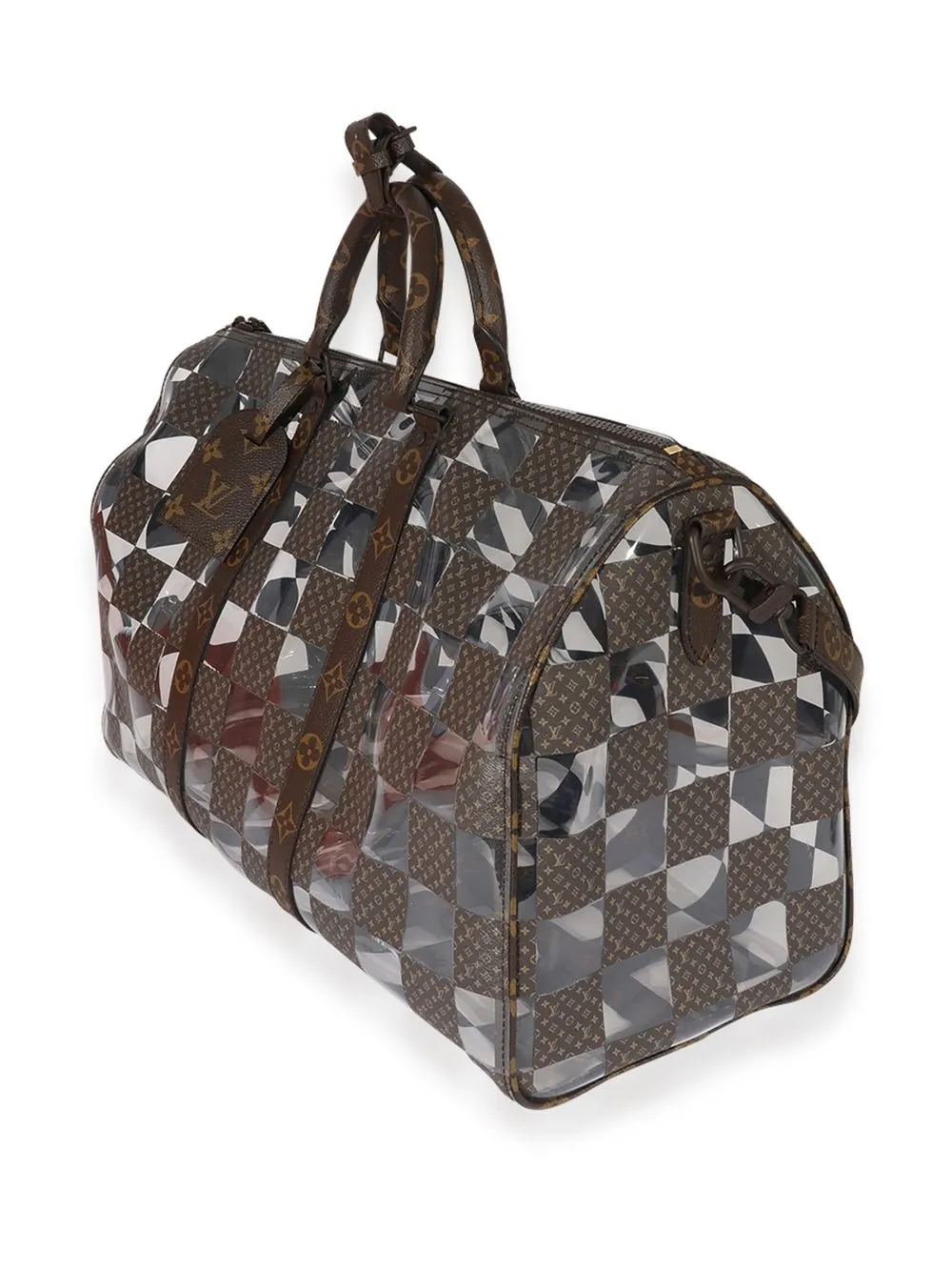 Louis Vuitton Pre-owned Chess Bandouliere 50 tas - Bruin