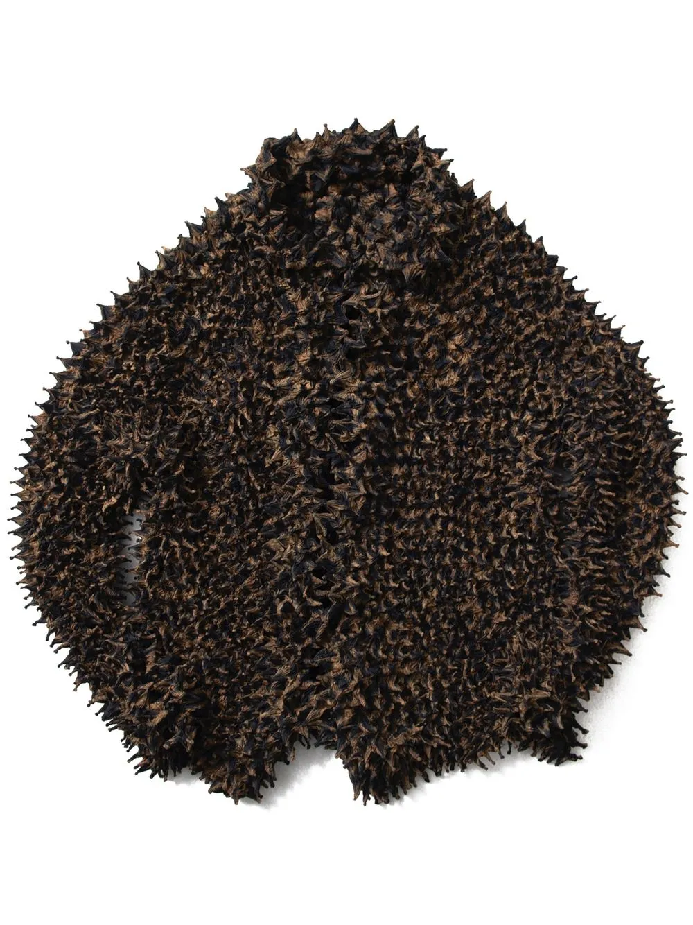 

Doublet leopard-print ripstop-textured shirt - Brown