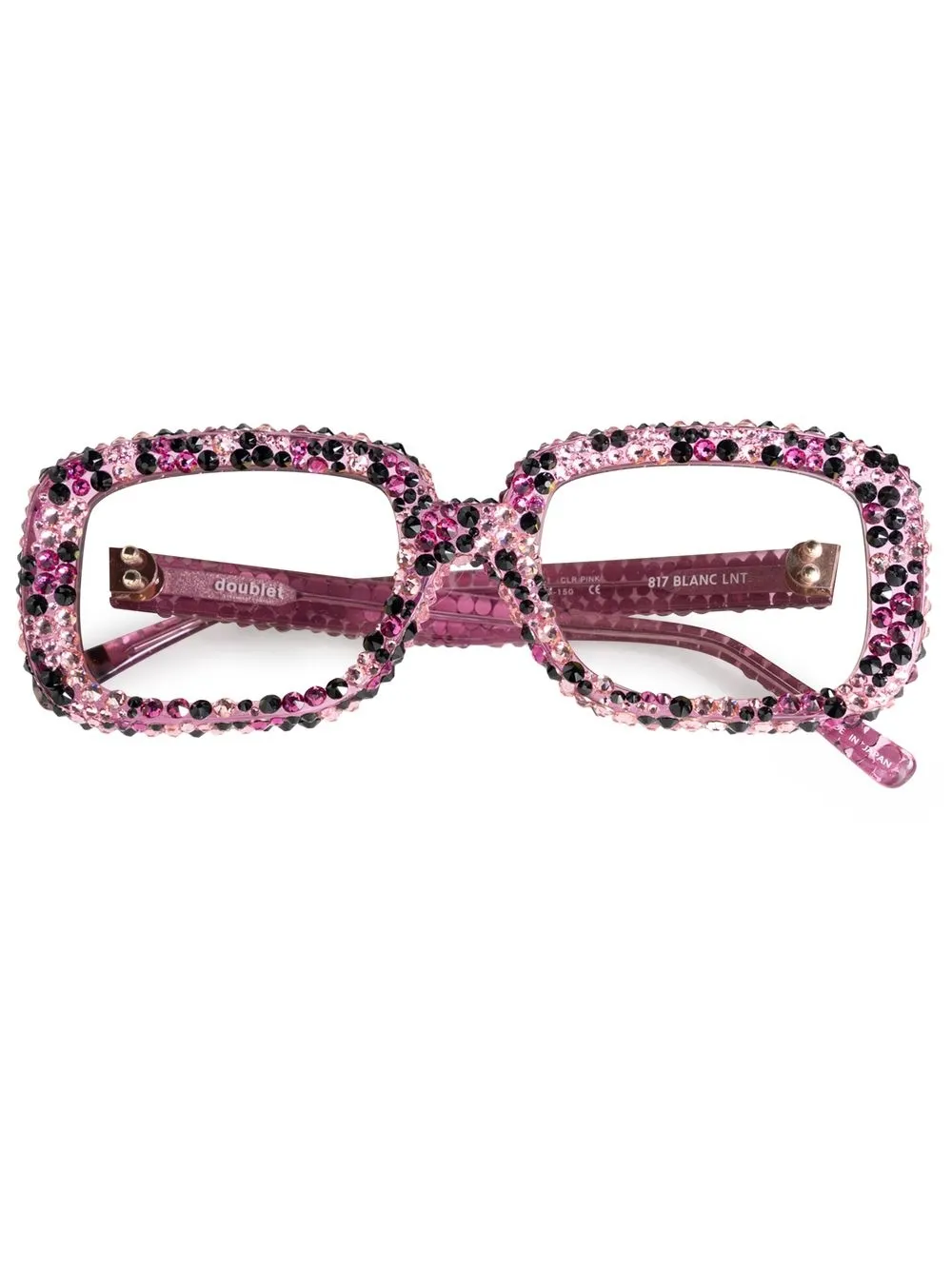 Doublet Rhinestone-embellished Tinted Sunglasses In Rosa